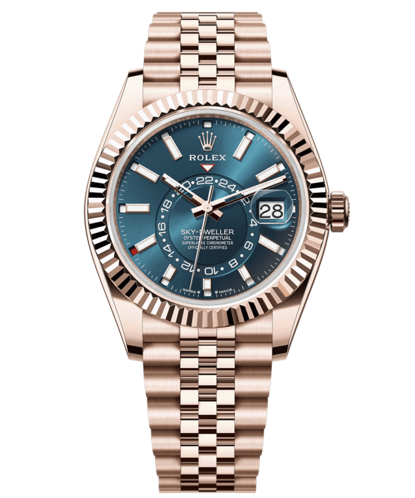 Rolex Day-Date 40 rose gold watch with olive green dial at Dauri Club Tbilisi