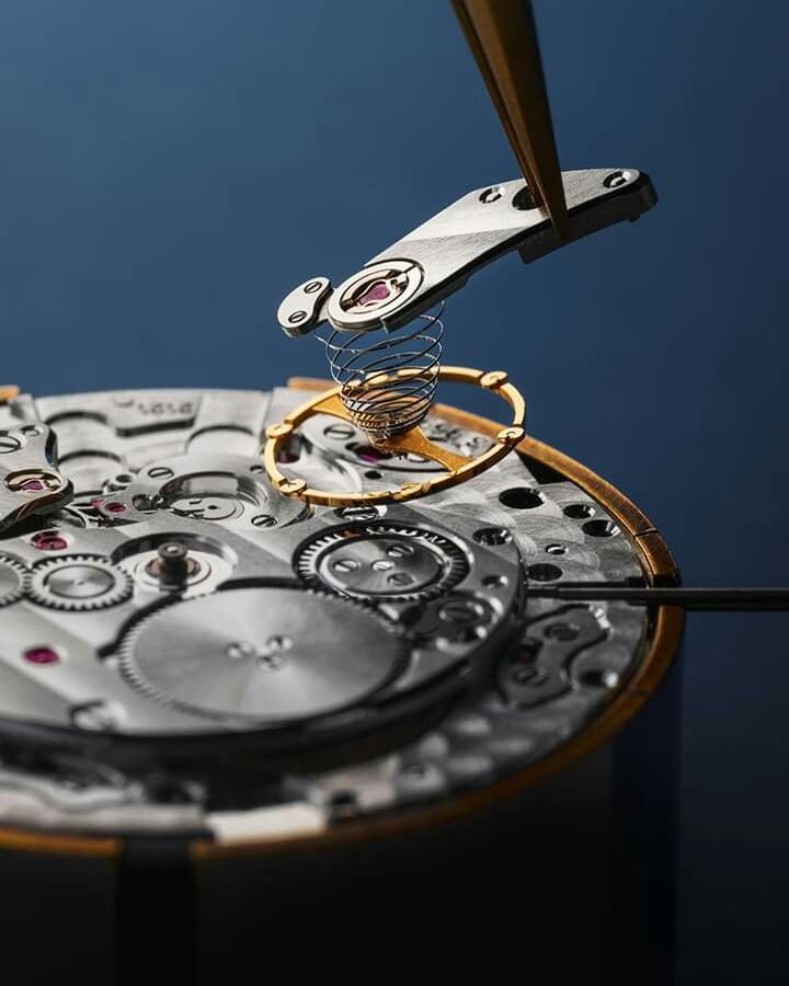Automatic watch movement seen through a sapphire caseback at Dauri Club, Tbilisi